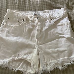 White Abercrombie and Fitch size 12 shorts